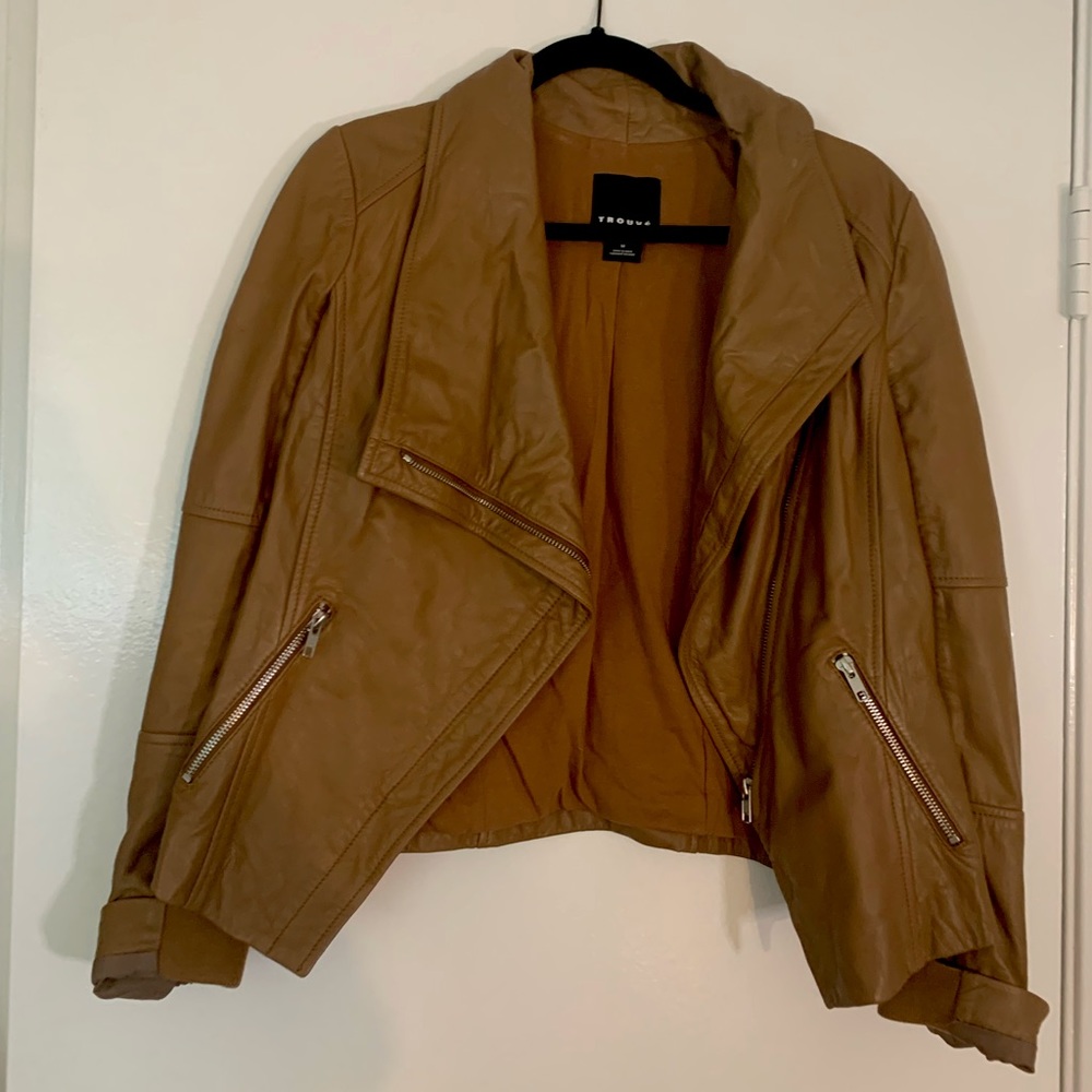 Trouvé Brown Women’s Leather Jacket